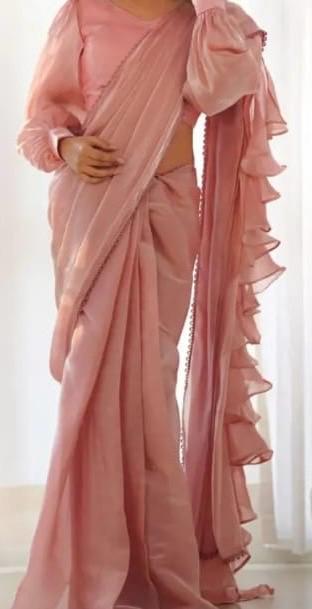 Baumwoll - Saree für Damen, ideal für den täglichen Gebrauch