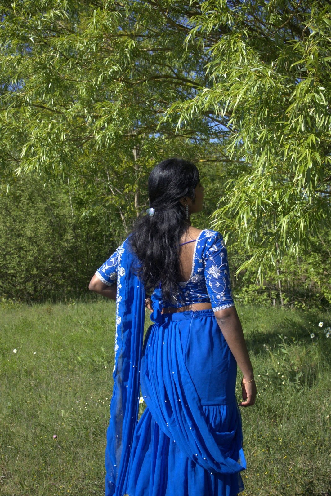 Baumwoll - Saree für Damen, ideal für den täglichen Gebrauch